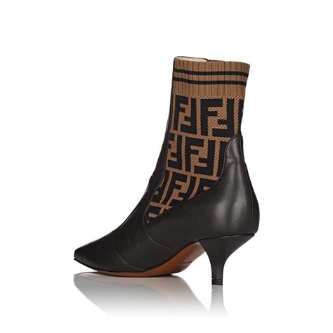 brown leather boots fendi women|fendi boots 2021.